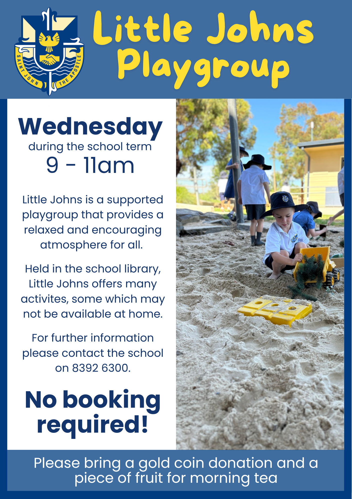 Come along to our Supported Playgroup